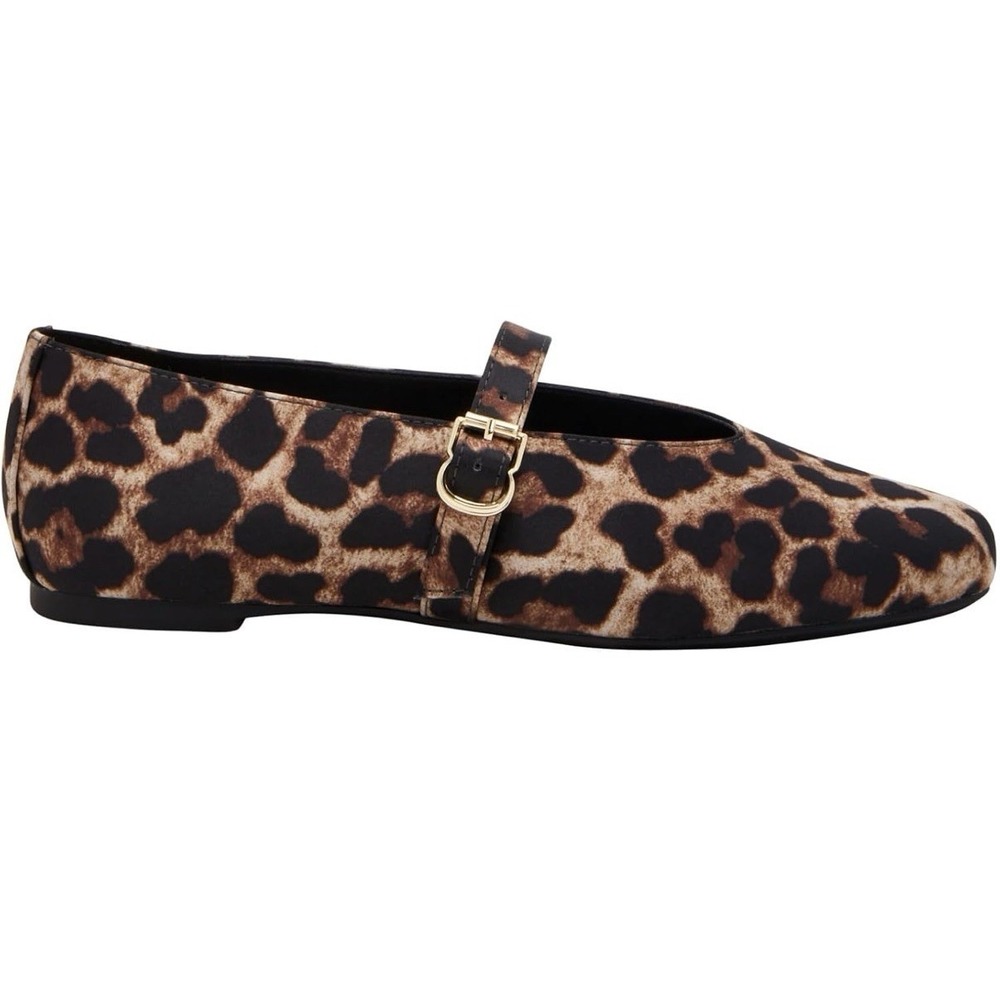Katy Perry The Evie Mary Jane Shoe Coffee Multi Cheetah Print Womens 9.5 New‎ - Picture 4 of 7